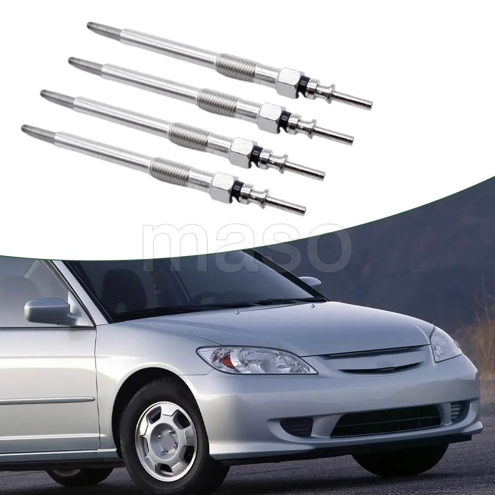 

4pcs Diesel Heater Glow Plugs 8972108182 For Honda Civic Opel Astra Combo Corsa Vauxhall Astra Corsavan Meriva Zafira 2000-2015