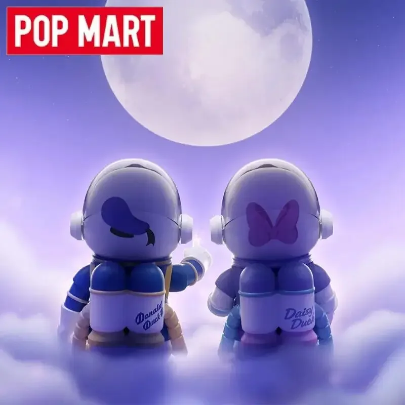 

POP MART Mega Space Molly 400% серия «Дональд Дак и Дейзи», слепая коробка, игрушки, куклы, сумка для догадок, милая коллекция аниме-фигурок, украшение