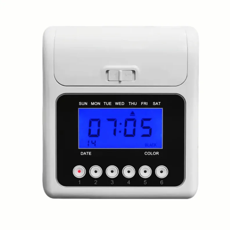 158P electronic clock in English