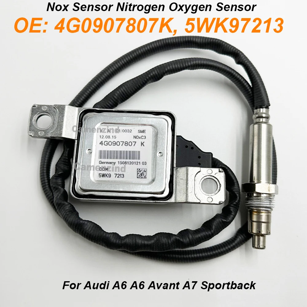 

4G0907807K 5WK97213 Nox Sensor Nitrogen Oxygen Sensor 4G0907807AD 4G0907807G For Audi A6 4G2 4GC A7 Sportback 4GA 4GF 3.0 TDI