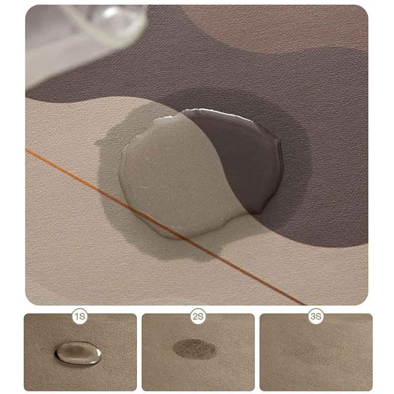 ماصة تغذية الحيوانات الأليفة حصيرة سريعة الجافة الحيوانات الأليفة تحديد الموقع للقطط الكلاب عدم الانزلاق القط تغذية حصيرة مستلزمات الحيوانات الأليفة 30X40CM