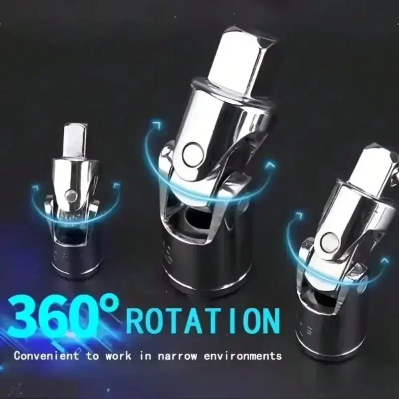 

Sleeve steering conversion head 1/4 inch 3/8 inch 1/2 inch universal joint sleeve universal joint tools socket wrench set