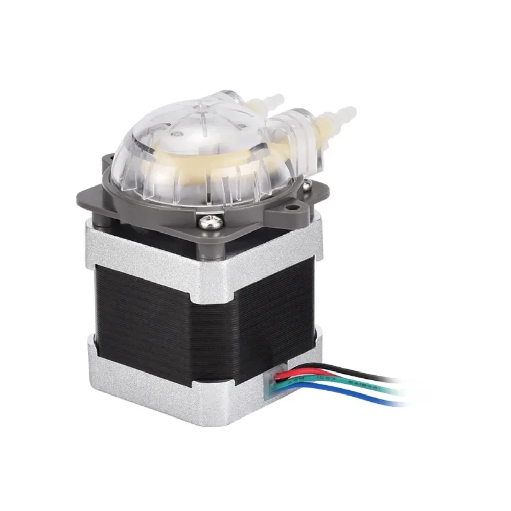 

24V Mini Peristaltic Pump Stepper Motor Liquid Pump PharMed BPT Tube 0-70MLPM