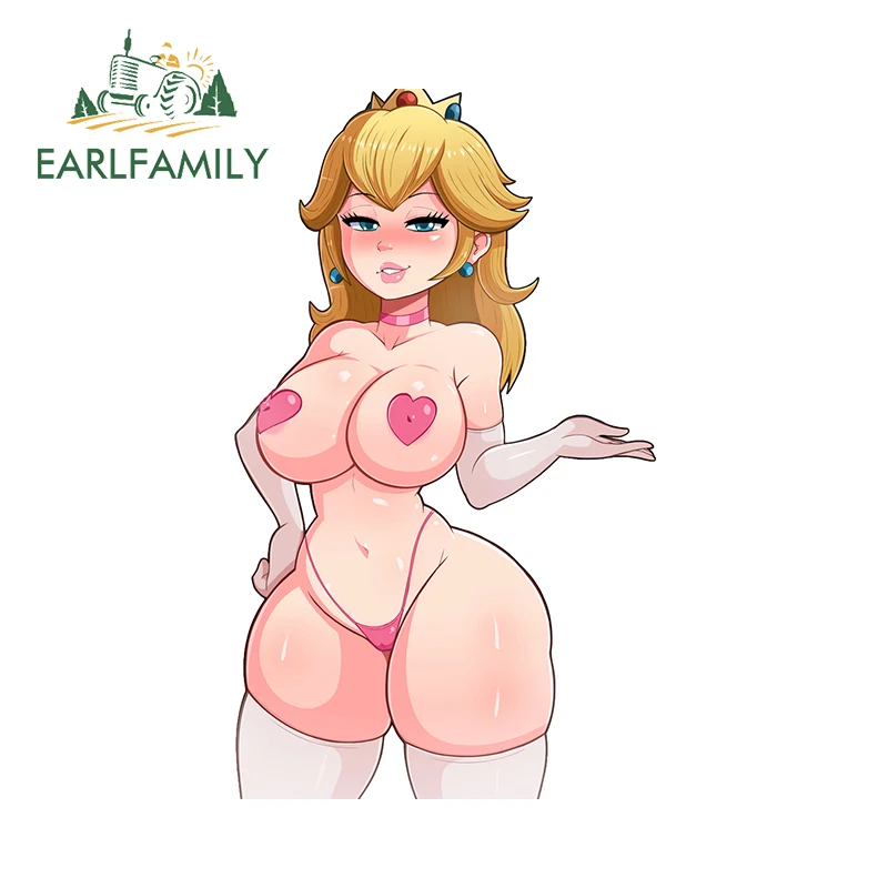 EARLFAMILY Wendy Redhead Christmas Suit Hentai Car Stickers Waifu Bikini NSFW Boobs Vinyl JDM Bumper Waterproof Windshield Decal