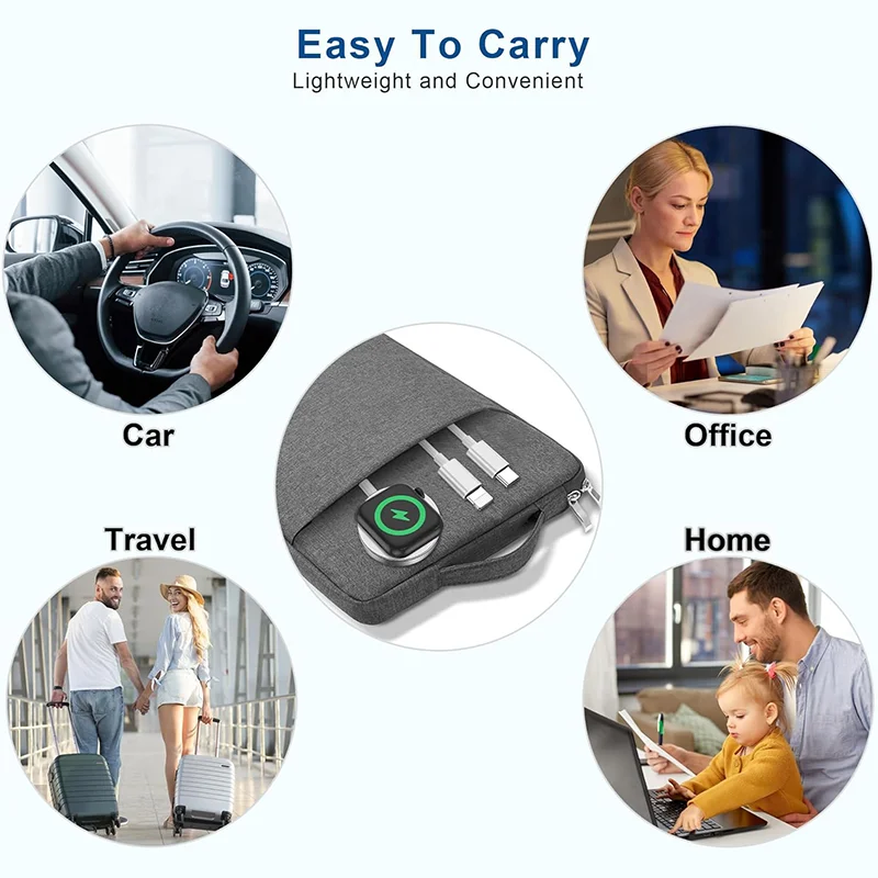 KUTOU 2 في 1 كابل لشاحن ساعة أبل المغناطيسي iWatch شحن لسلسلة الساعات 9 8 7 6 SE 5 4 3 2 1 آيفون 14 13 12 11