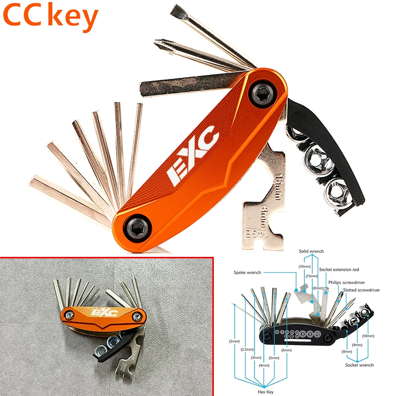 For KTM SX SXF XC XCF EXC EXCF XCW XCFW 125 150 250 300 350 400 450 500 530 Motorcycle CNC Portable Tool Repair Screwdriver Set