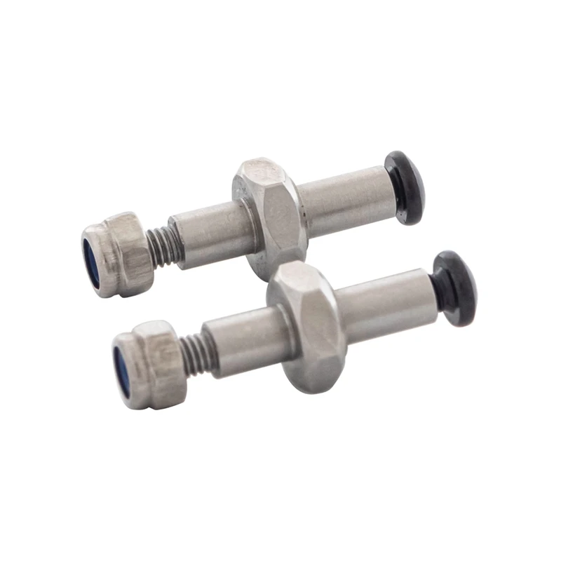 2Pcs Stainless Steel Metal Front Axle Cup Wheel Axle Cup For Losi 1/18 Mini-T 2.0 2WD Stadium RC Truck Car Upgrade Parts image 3