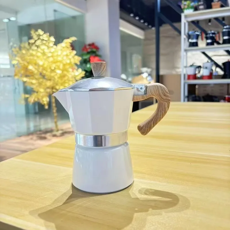 موقد ألومنيوم حديث ماكينة صنع القهوة الكلاسيكية ماكينة إسبريسو موكا الكهربائية