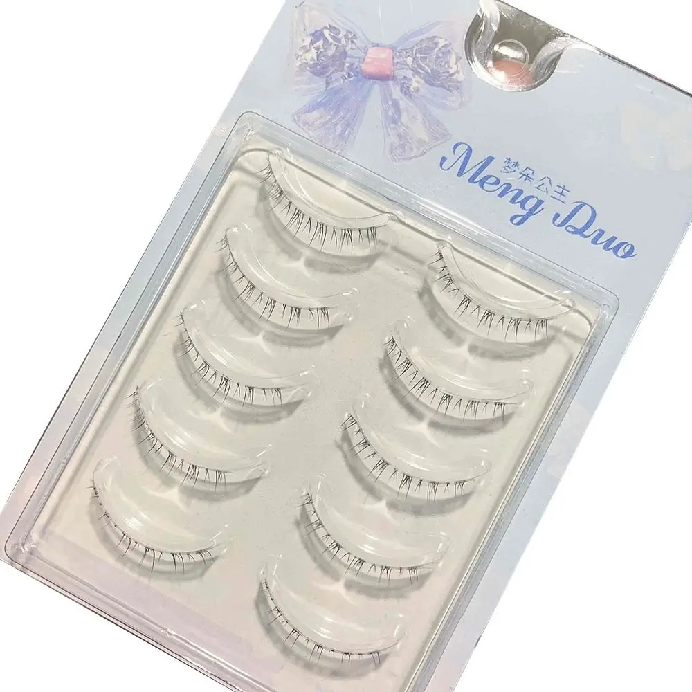 Manga Under Eye Lashes Enlarge Eyes Full Strip Wispy Lower False Eyelashes Bottom Mink Lashes Makeup Tool Eyelashes Extension