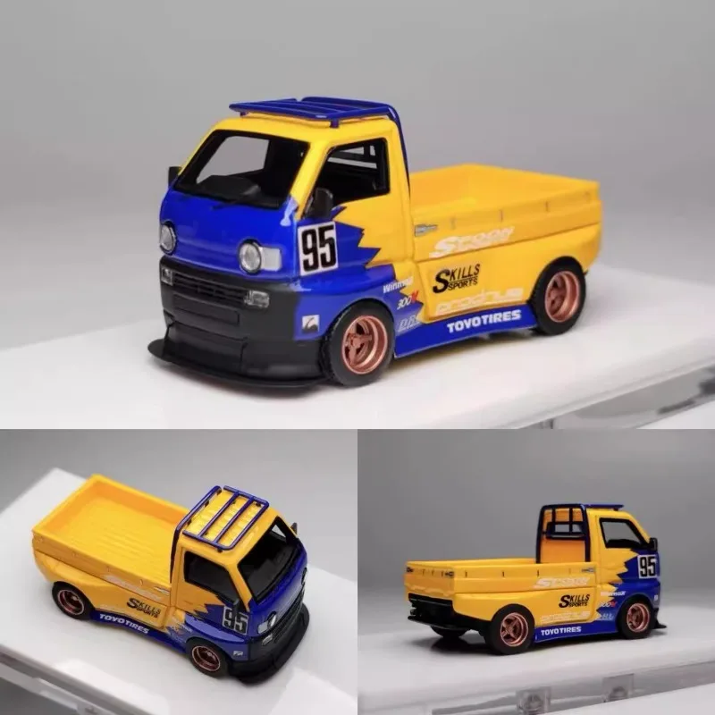 

In stock: 1:64 Suzuki carry hoonigan D12 pickup die-cast resin car model, boy festival gift, adult collectible ornament.
