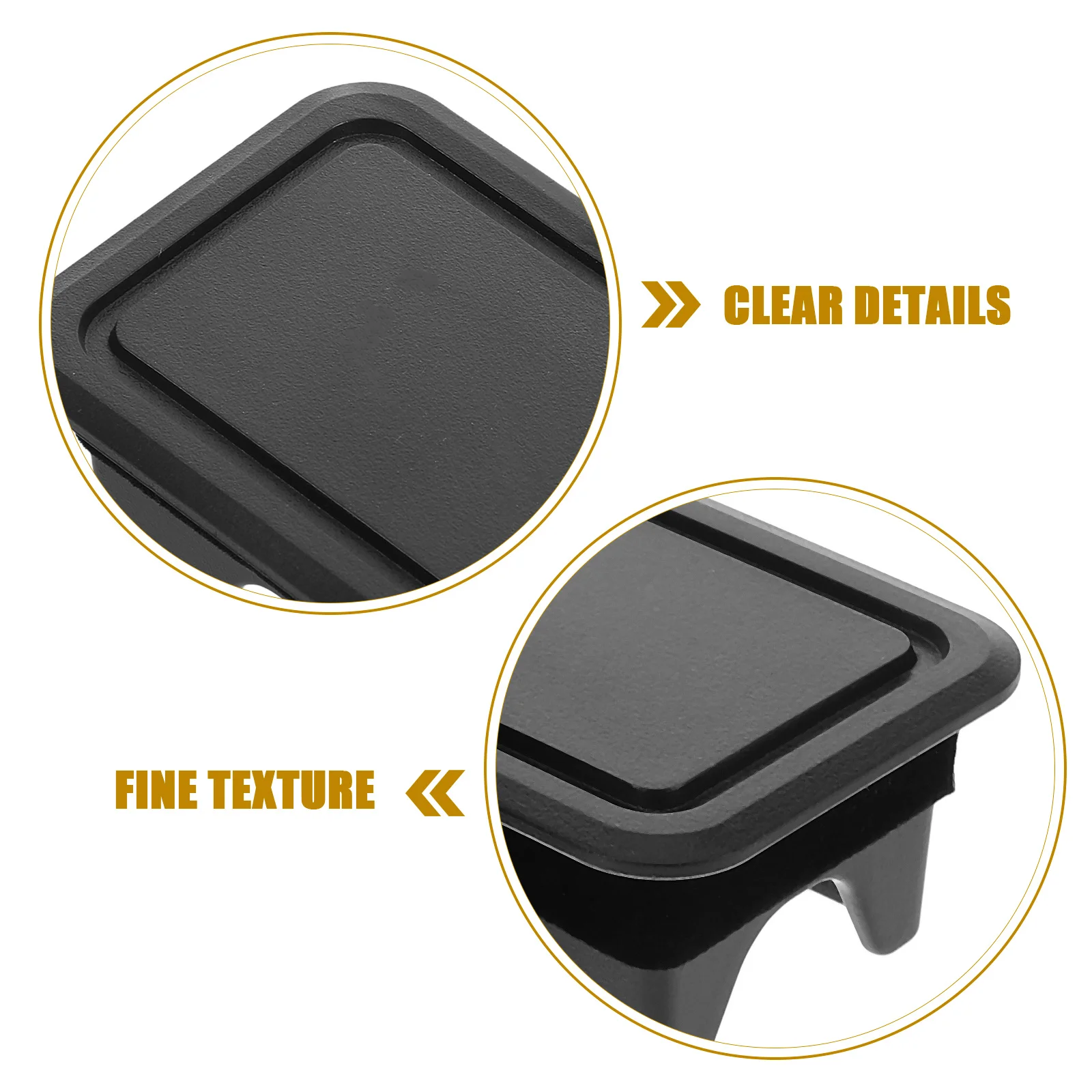 

2pcs Inserts Car Molding Plastic Stake Pocket Covers For Truck Hole Protectors Rear Rail Guards Easy Install Durable Dirtproof