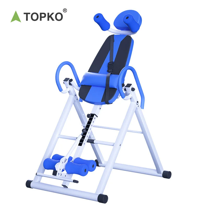 Inverted Table Fitness Gym Inversion Therapy Table Foldable Up Down Board Machine Tools Handstand Back Pain Inversion Table