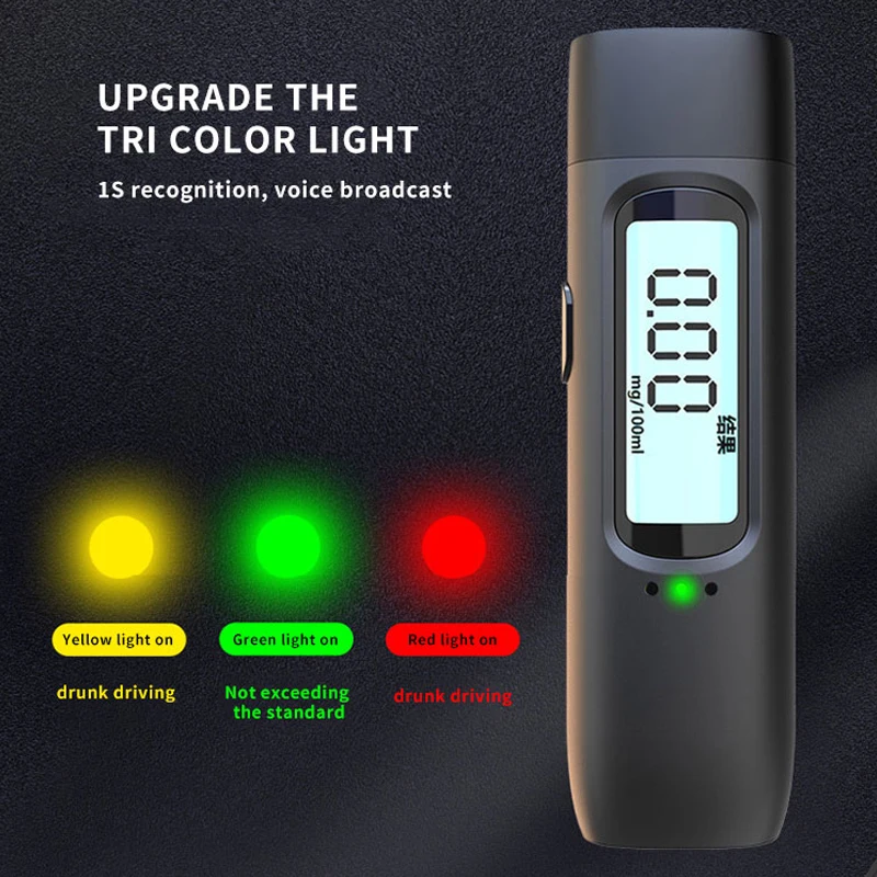 

Wholesale Price Portable Three-color Indicator Light Blowing Type Car Alcohol Tester