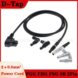 D Tap To FGG FHG FSG 0B 2 Pin Male Plug Power Cable Perfect for Teradek Bond,Transvideo SmallHD 703Monitor Camera