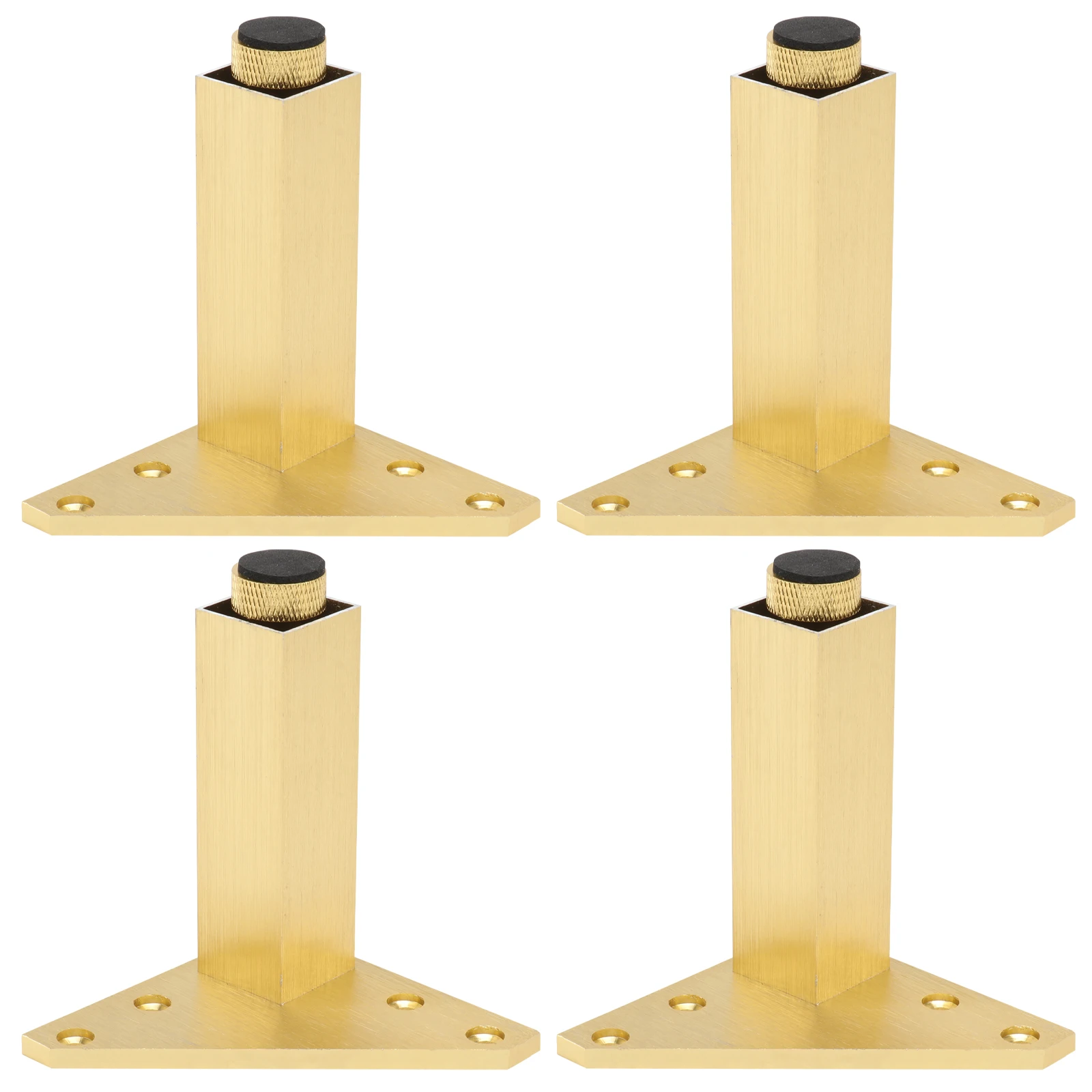 

4pcs Adjustable Aluminum Alloy Support Legs 10Cm Strong Load-Bearing Lightweight Easy Install Furniture Legs For Bathroom