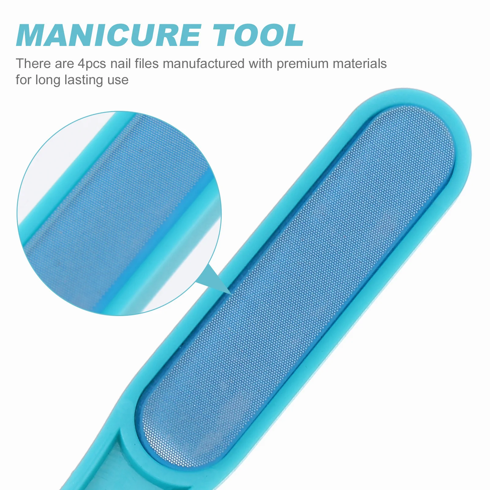 

4 шт., нано-стеклянные пилочки для дизайна ногтей, прозрачные прочные инструменты для полировки для салона, домашнего использования, простая в хранении пилочка для ногтей, маникюрный инструмент