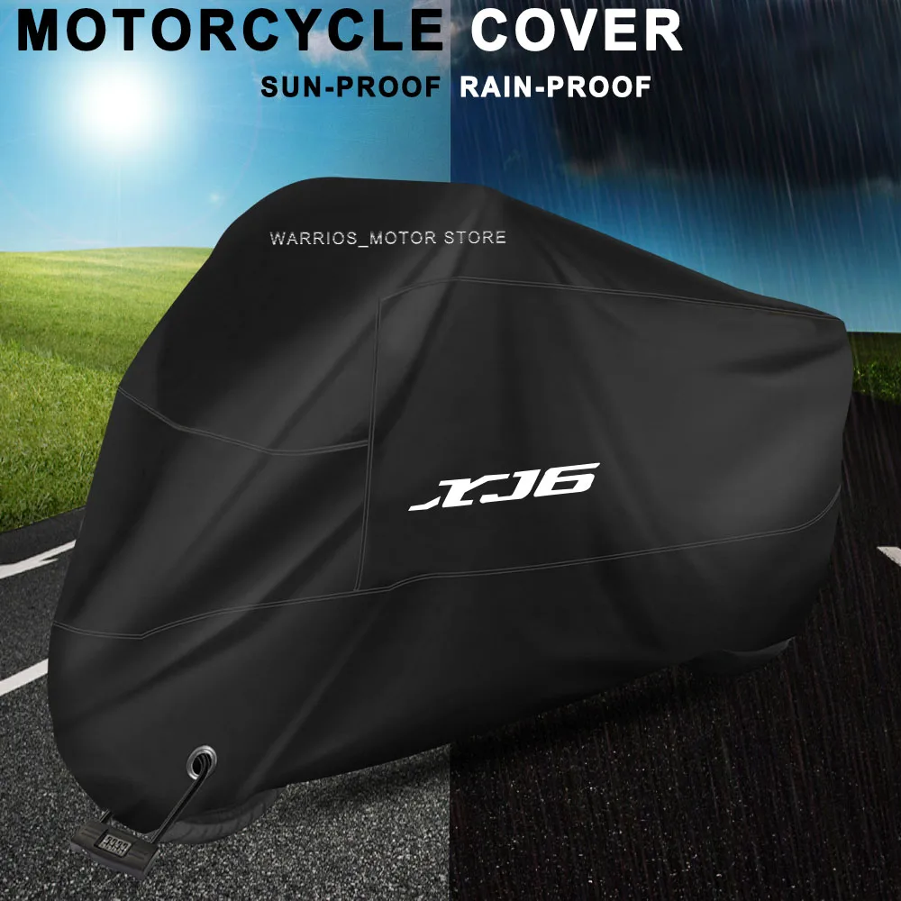 Motorcycle Cover Waterproof All Season Uv Protective Outdoor Scooter Rain Cover For Yamaha XJ6 XJ6F XJ6N DIVERSION 2009-2014