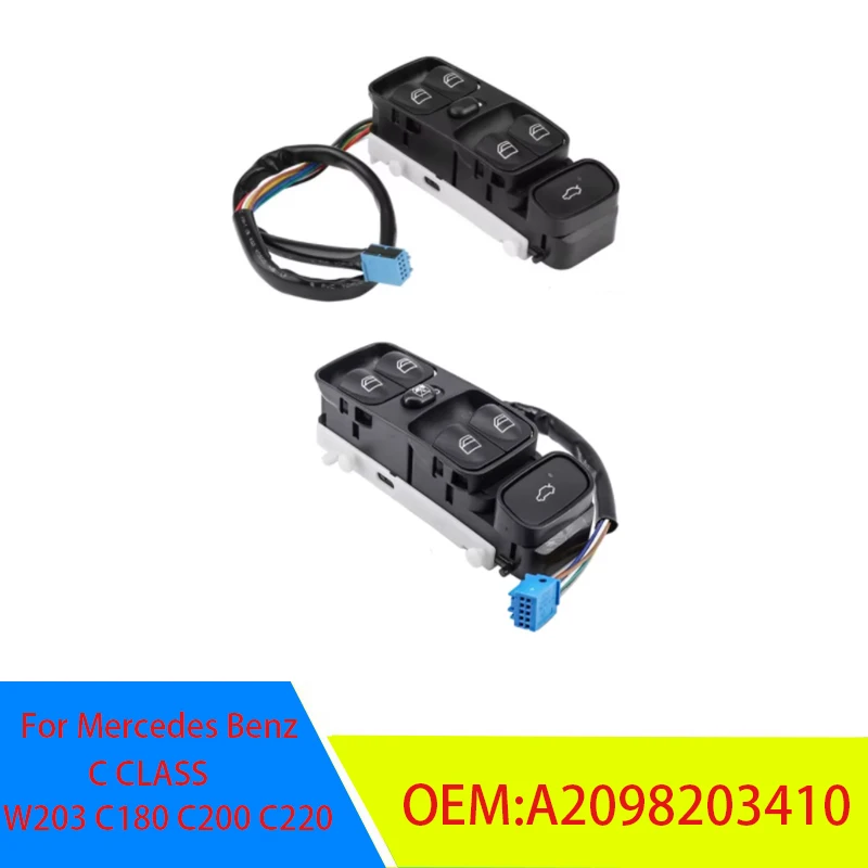 A2098203410 Power Control Window Switch For Mercedes Benz C CLASS W203 C180 C200 C220 A2098203410 