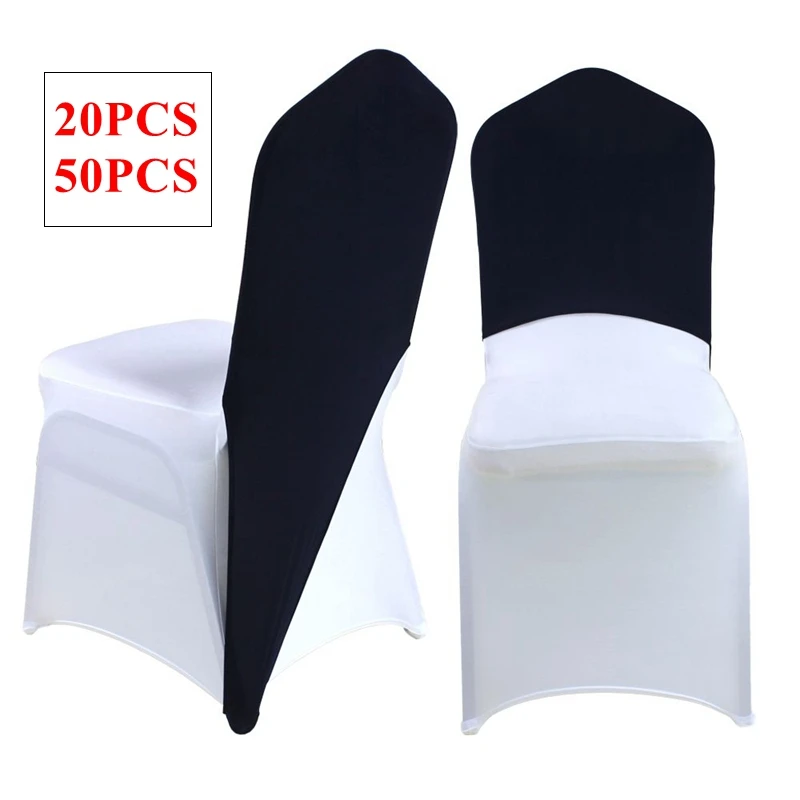 

20PCS Wedding Lycra Spandex Chair Cap For Stretch Chair Cover Event Party Decoration