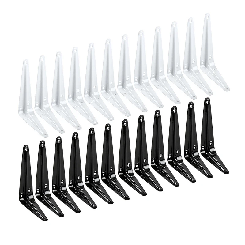 

4PCS Triangle Bracket Supports Nine Ratio Rack Storage Bracket Wall Mounted Right Angle Hanging Fixed Shelf Supports Tripod
