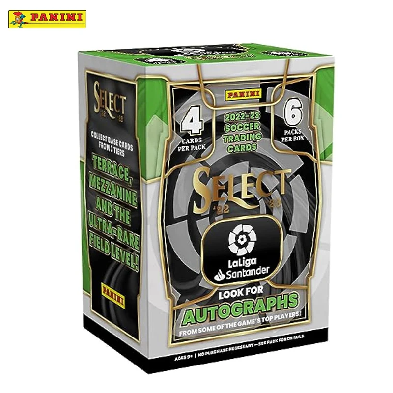 Panini 2022/23 LaLiga Select Blaster Box, Official Soccer Trading Cards Single Box, Licensed Collection Hot Fan Gift