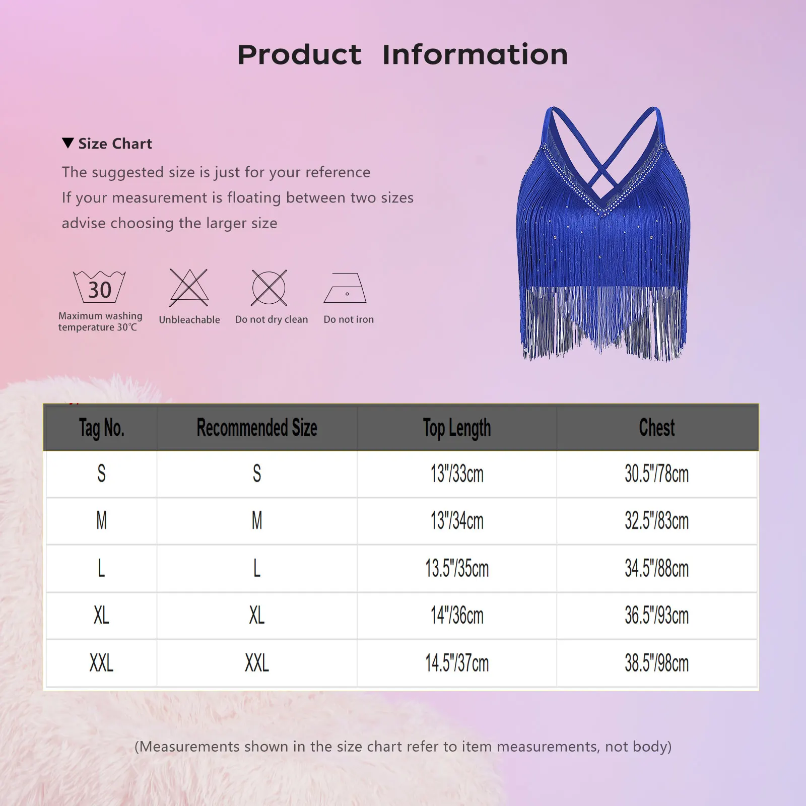Women Latin Dance Crop Tops Vest Salsa Rumba Samba Performance Competition Costume Sleeveless Crisscross Back Fringe Camisole