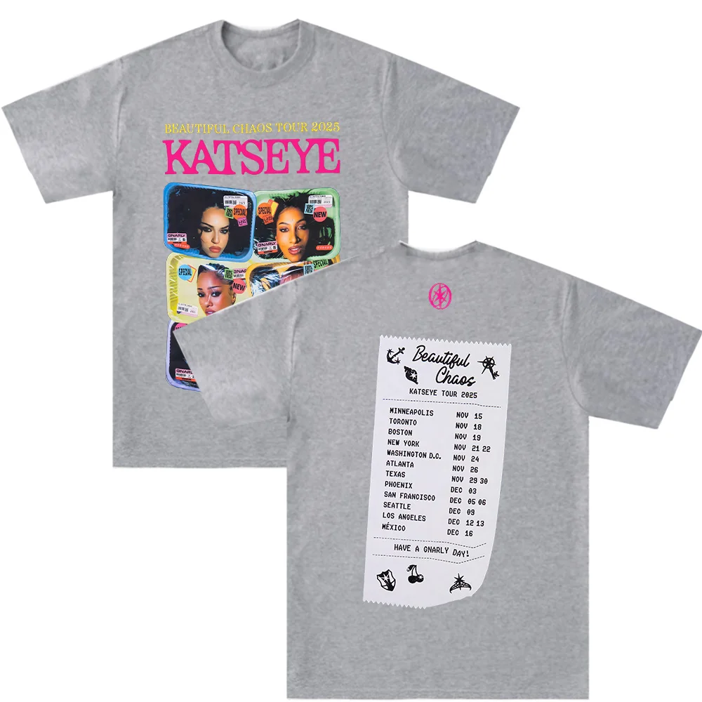 BEAUTIFUL CHAOS Routing T-Shirt KATSEYE KPOP Merch Clothes Men Women Cotton Tee Round Neck Short Sleeve T Shirts Fans Gift Top