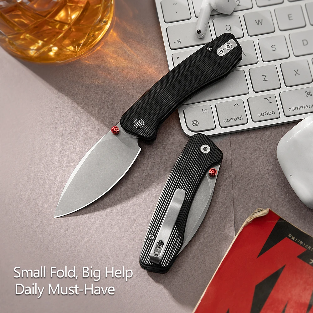 TRIVISA Pocket Folding Koala-BG Knife High Quality N690 Blade G10 Handle with Clip Camping Outdoor Fishing Hiking Tools for Gift - view 5
