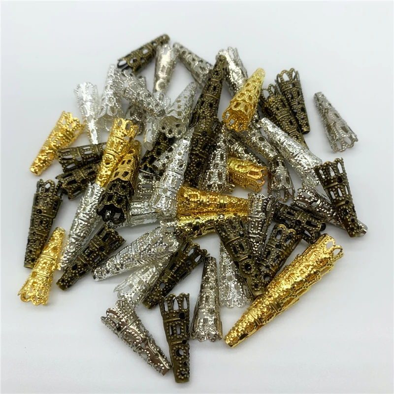 Cuentas de aleación con forma de flor Torus para fabricación de joyas, abalorios espaciadores para collar y pulseras, 20x8mm, 50 unidades