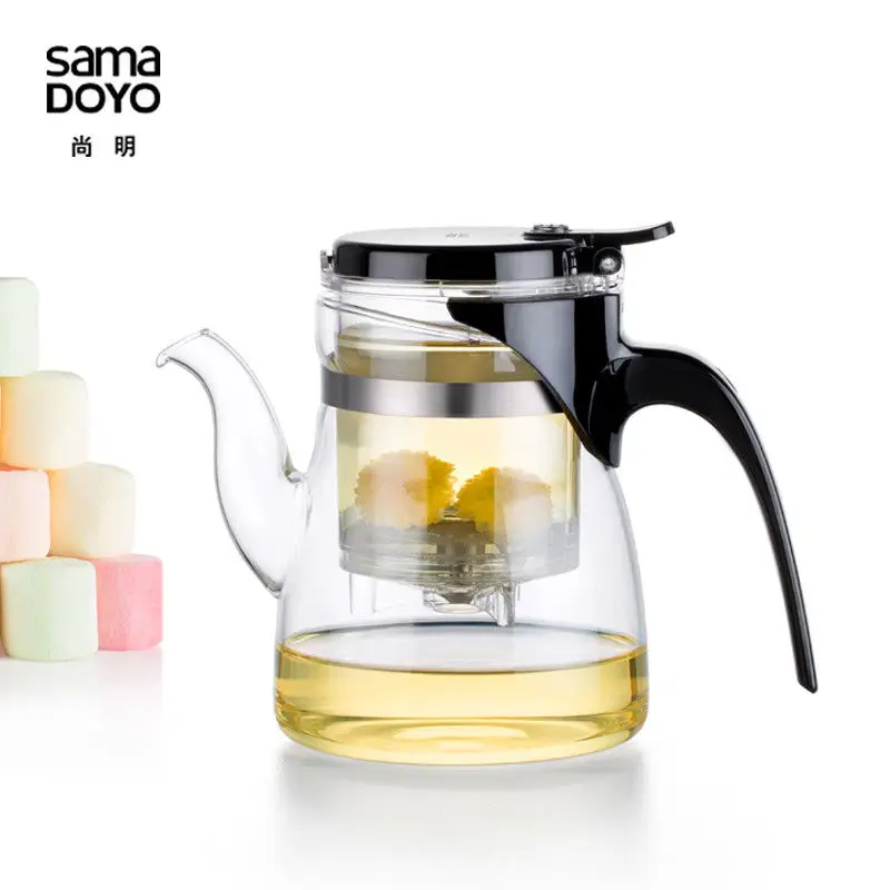 

SAMA SamaDOYO B-02 High Grade Kungfu Teapot * Mug & Teapot 600ml Teapot Glass Tea Pot Glass Tea Pot with Infuser