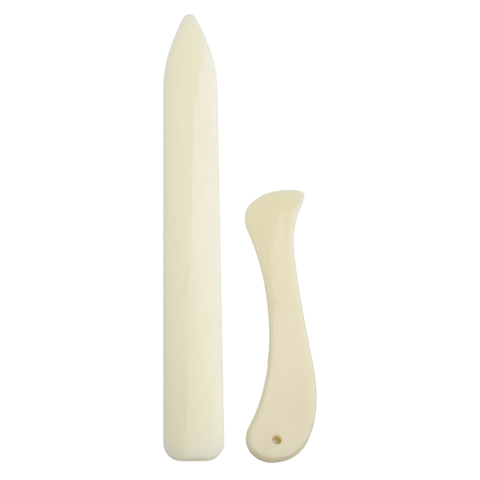 Aa2pcs Bone Folder Craft Tools Pastic Open LeatherFoldingCreasing Paper Dull Edged Handtool For DIY/folding Cardboard Marking