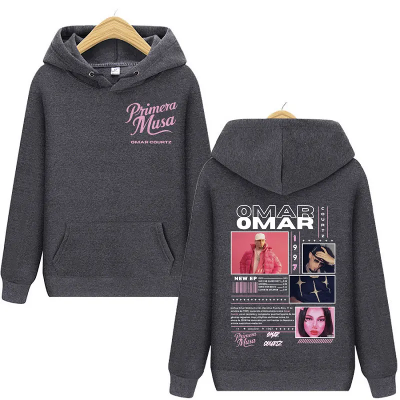 المغني عمر كورتز بريميرا موسى ألبوم الجرافيك هوديي الرجال النساء الملابس Y2k موضة البلوفرات Harajuku الهيب هوب مقنعين البلوز