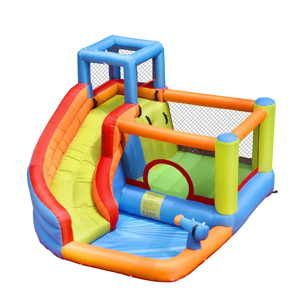 Inflatable Water Slide Moonwalk Water Jumper Bouncer Bouncy Castle Jumping Home Use Bounce House Party for Kids
