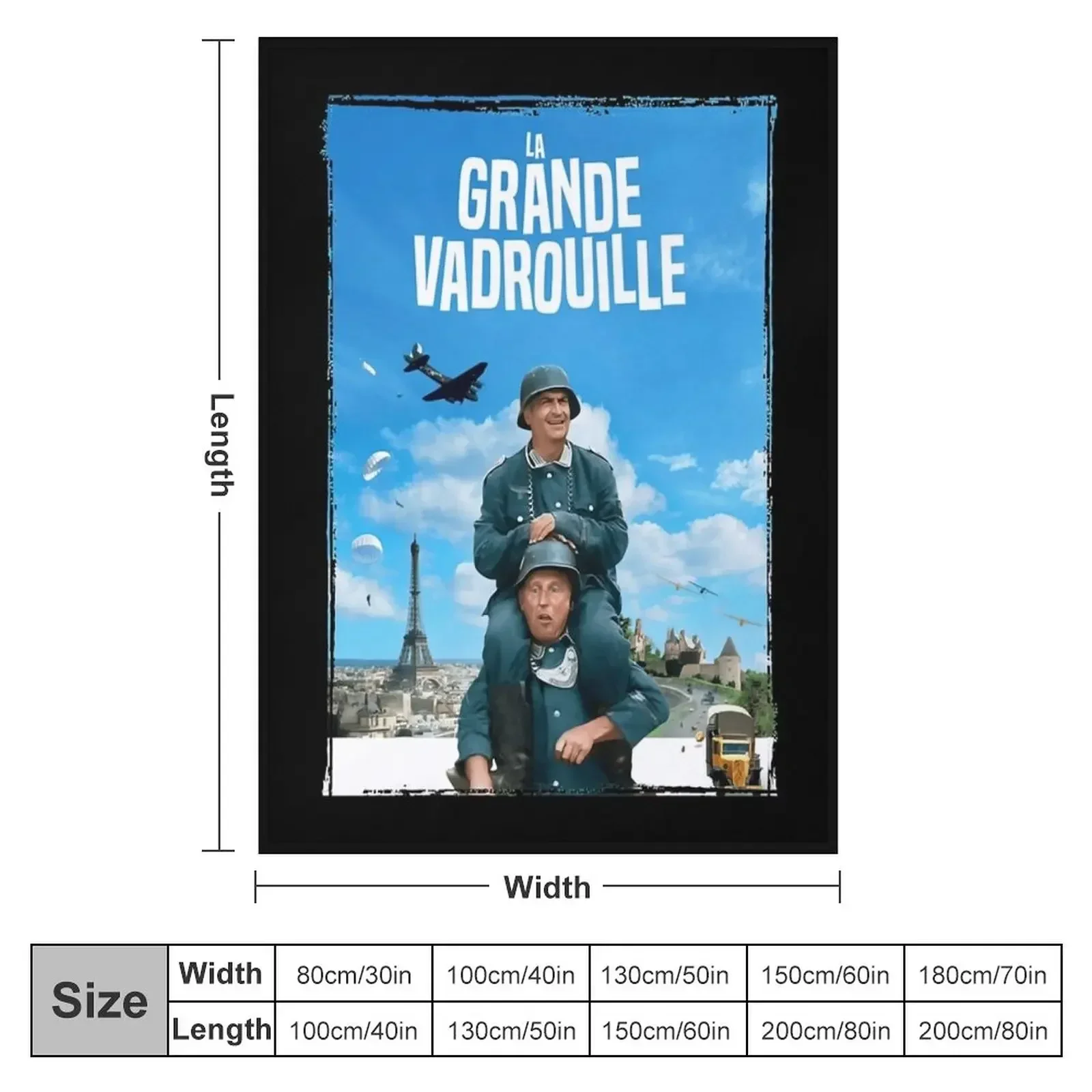 Music Vintage Retro La Grande Vadrouille Vintage Photograp Vintage Throw Blanket Flannel wednesday Picnic Blankets