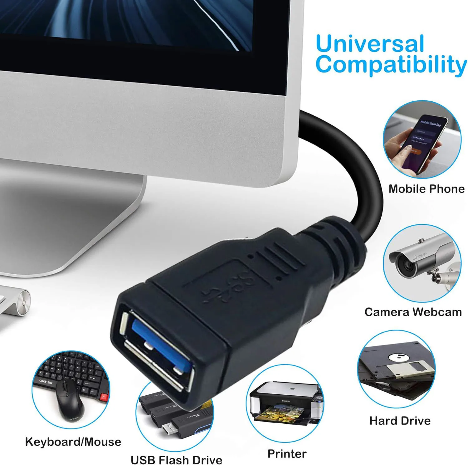 USB 3.0 Extension Cable 5M/3M/1.5M/0.5M/0.3M Super speed USB 3.0 Extension Cord USB 3.0 Male to Female Cable for Windows Macs PC