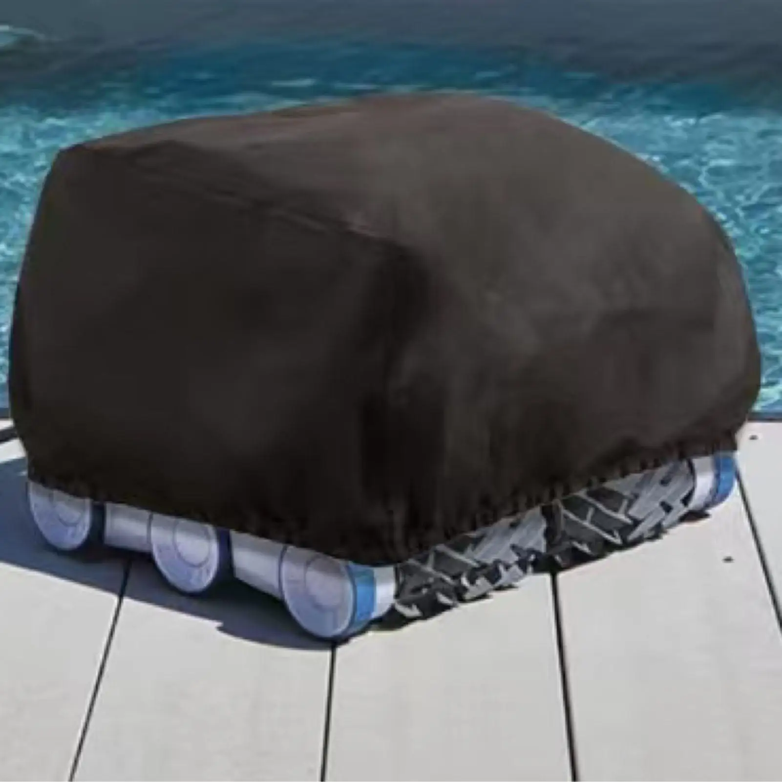Pool Cleaner Caddy Cover UV Resistant Pool Vacuum Cover Sun-Proof Pool Cleaner Cover for Outdoors Garden