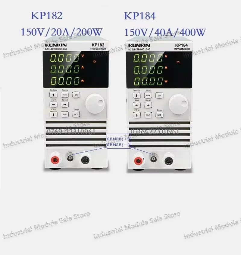 KP182 KP184 DC Electronic load meter 200W / 400W battery capacity Tester power test aging instrument