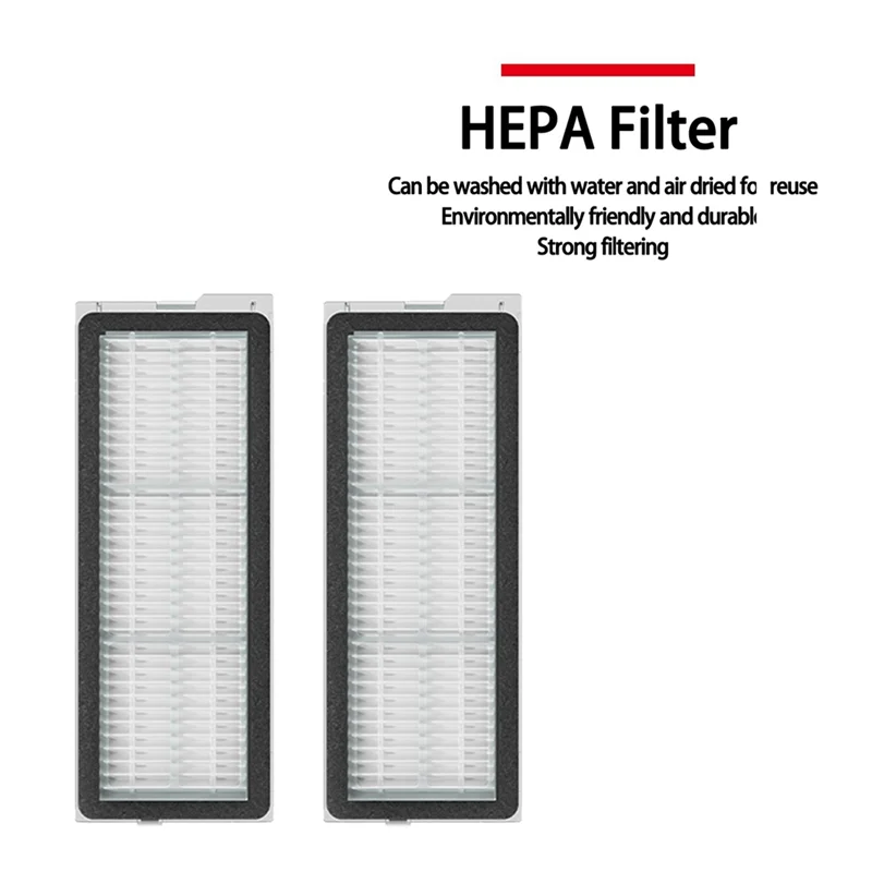 【Berserk】Запасные части для пылесосов Roborock QV 35A/QR798, QR598, основная щетка, боковая щетка, мешок для пыли, HEPA-фильтр