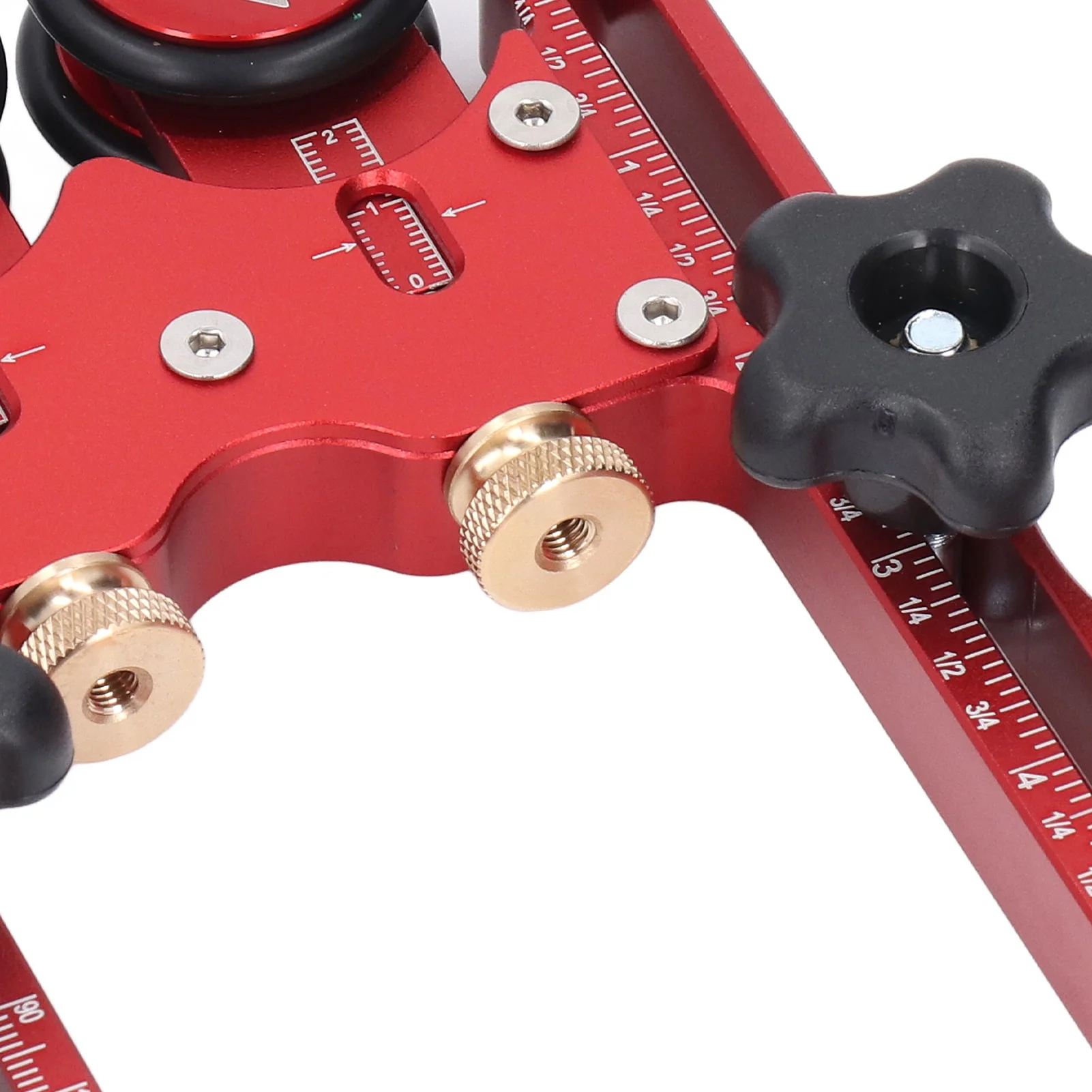 Table Saw Feeding  Roller Double Wheel Aluminum Alloy 160mm Rail Rust Prevention Table Saw Stock Roller for Woodworking