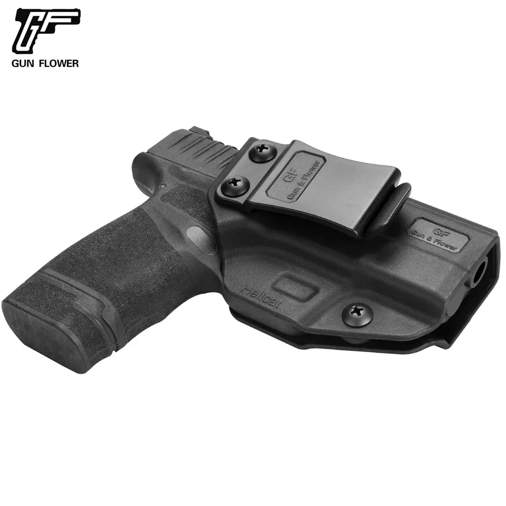 Jachttas Iwb Hellcat Holster Geschikt Voor Springfield Hellcat (Niet Voor Hellcat Pro) Polymeer Rechterhand Verborgen Verborgen Fast Draw