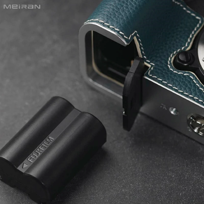 Camera Body Genuine Leather Cowhide Bag For Fujifilm XS-20 XS20 Body Case Protective Cover Shoulder Strap Camera Belt Anti-Drop