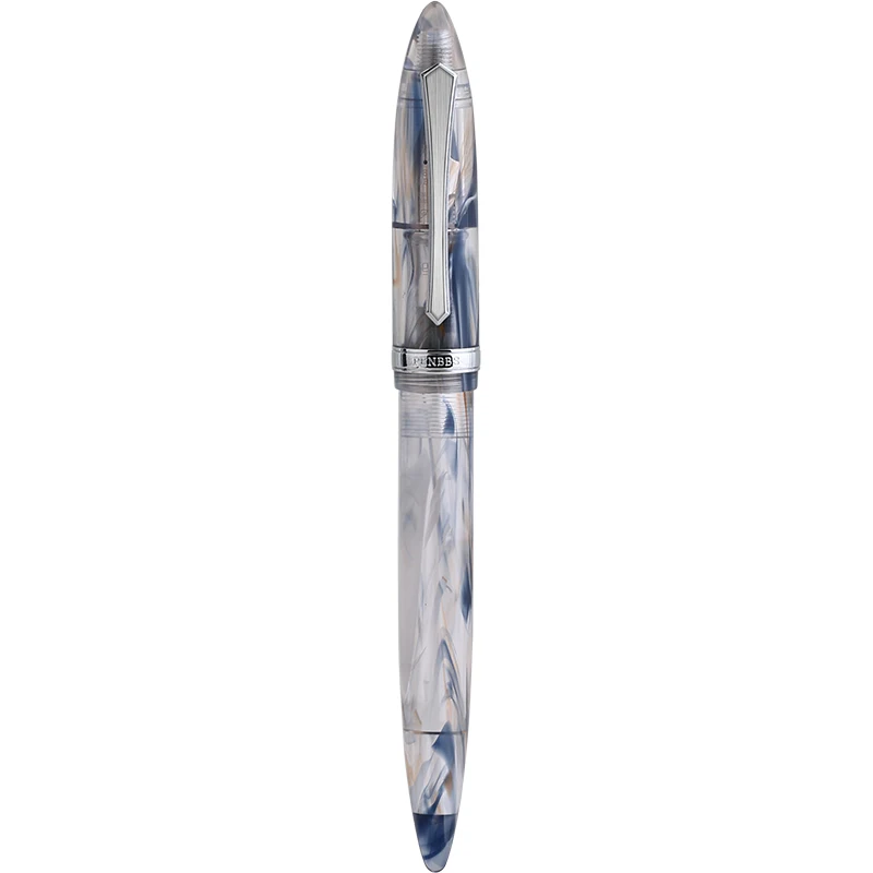 PENBBS-Stylo plume 480 F M 0.5mm 0.7mm, stylo à pointe de lame de couleur acrylique en résine importée, cadeau de pratique d'écriture manuscrite pour étudiants adultes