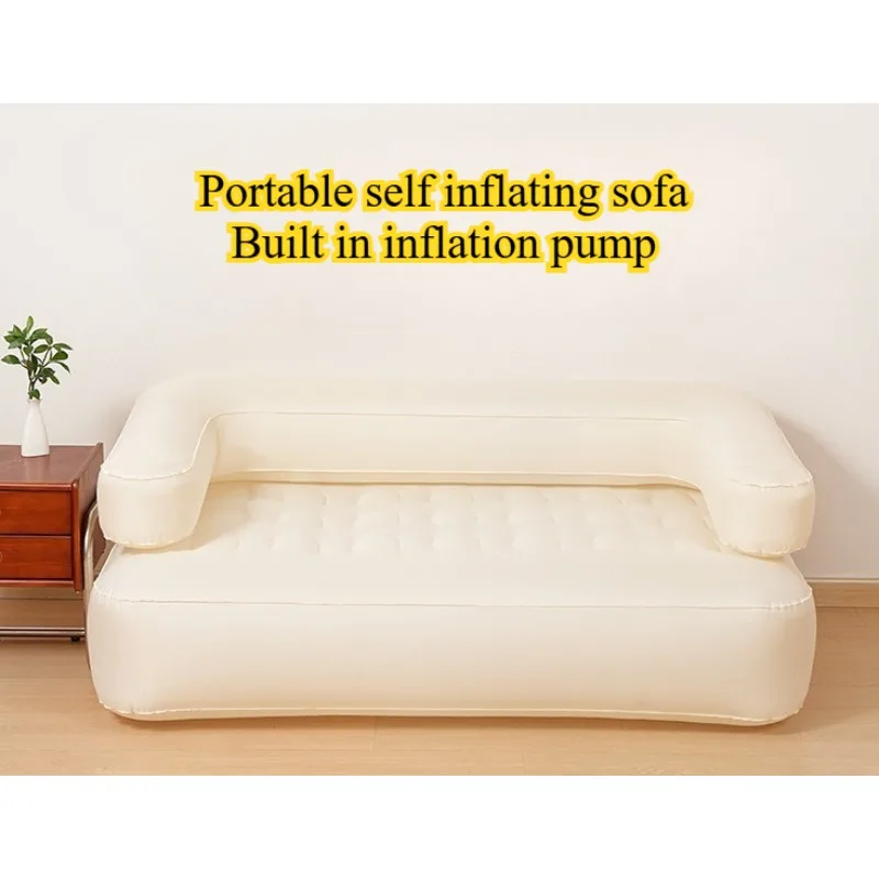 

Household Outdoor Camping Tent Office Folding Inflatable Sofa Backrest Storage Double Inflatable Sofa