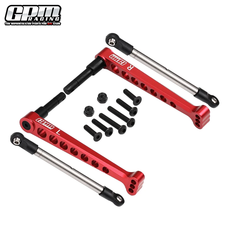 GPM 1/10 Lasernut Tenacity Ultra 4 ALUMINIUM HINTERE SWAY BAR & EDELSTAHLVERBINDUNG