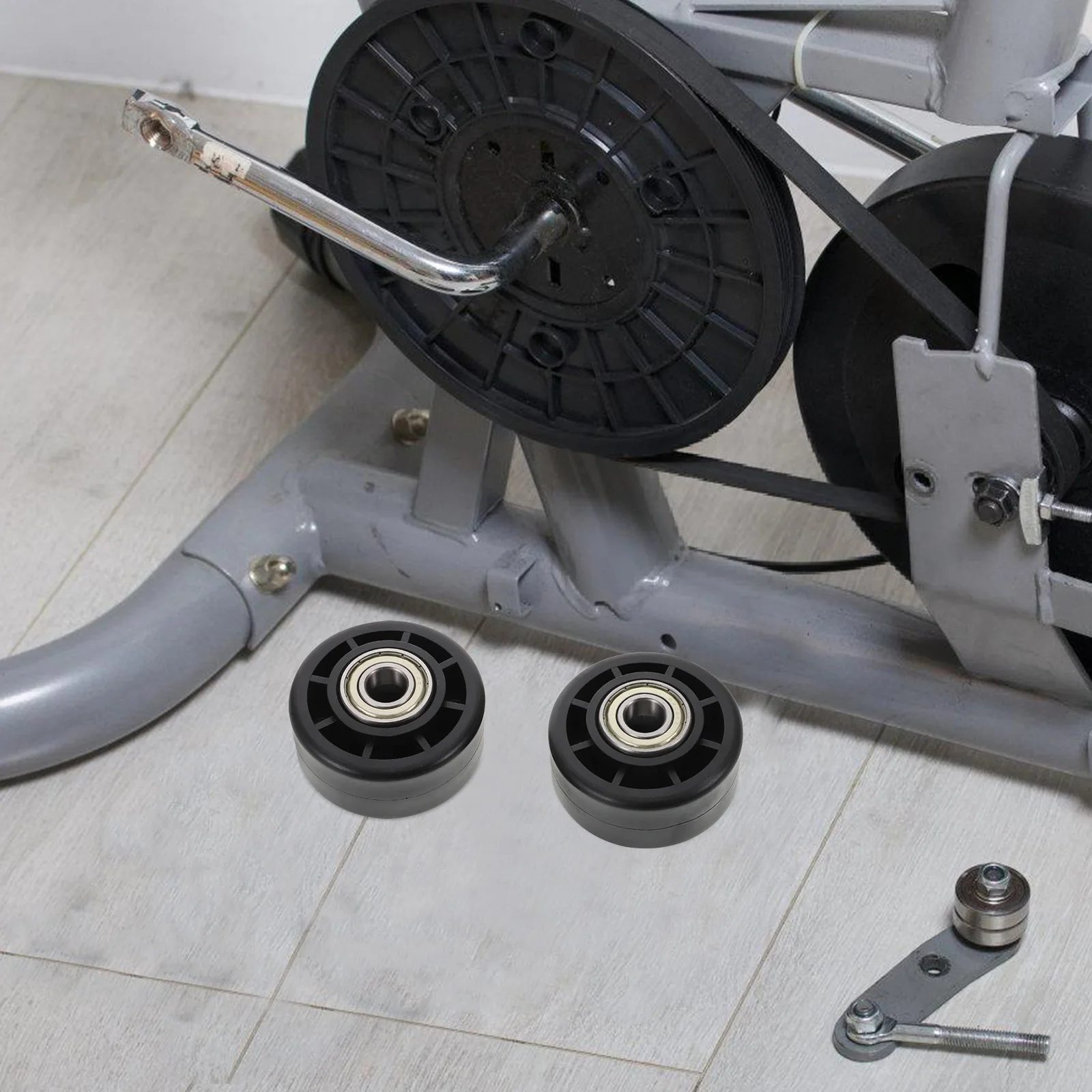 

2Pcs Fitness Equipment Wheel Universal Bearing Gym Roller Replacement Treadmill Exercise Bike Pulley Pulley Wheel