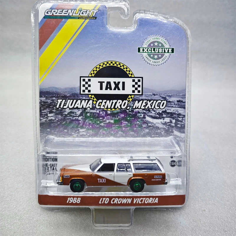 Greenlight 1:64 LTD Reiseversion Taxi Serie Legierung Druckgussmodell Kinderspielzeug Sammeln Sie Ornamente