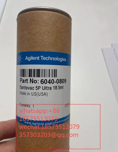 

For Agilent 6040-0809 Diffusion pump oil Santovac 5P Ultra 18.5ml 5975 and 5973 Series 1 Piece