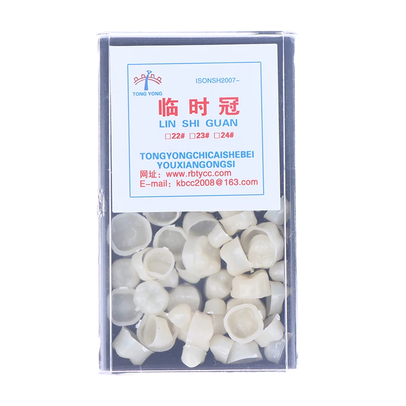 Dental Temporary Tooth Crown Posterior&Anterior Crown Porcelain Crown Resin Teeth Dentistry Lab Dental Supplies