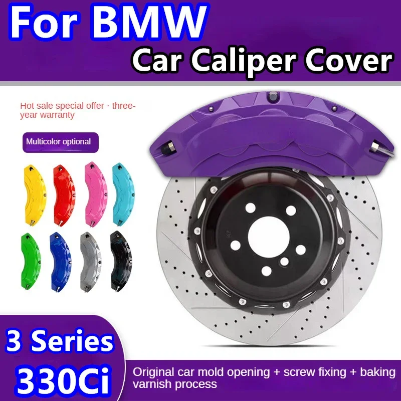 For BMW 3 Series 330Ci Car Brake Caliper Cover Aluminum Fit 330Ci 2004 ActiveHybrid 3 2013 2014