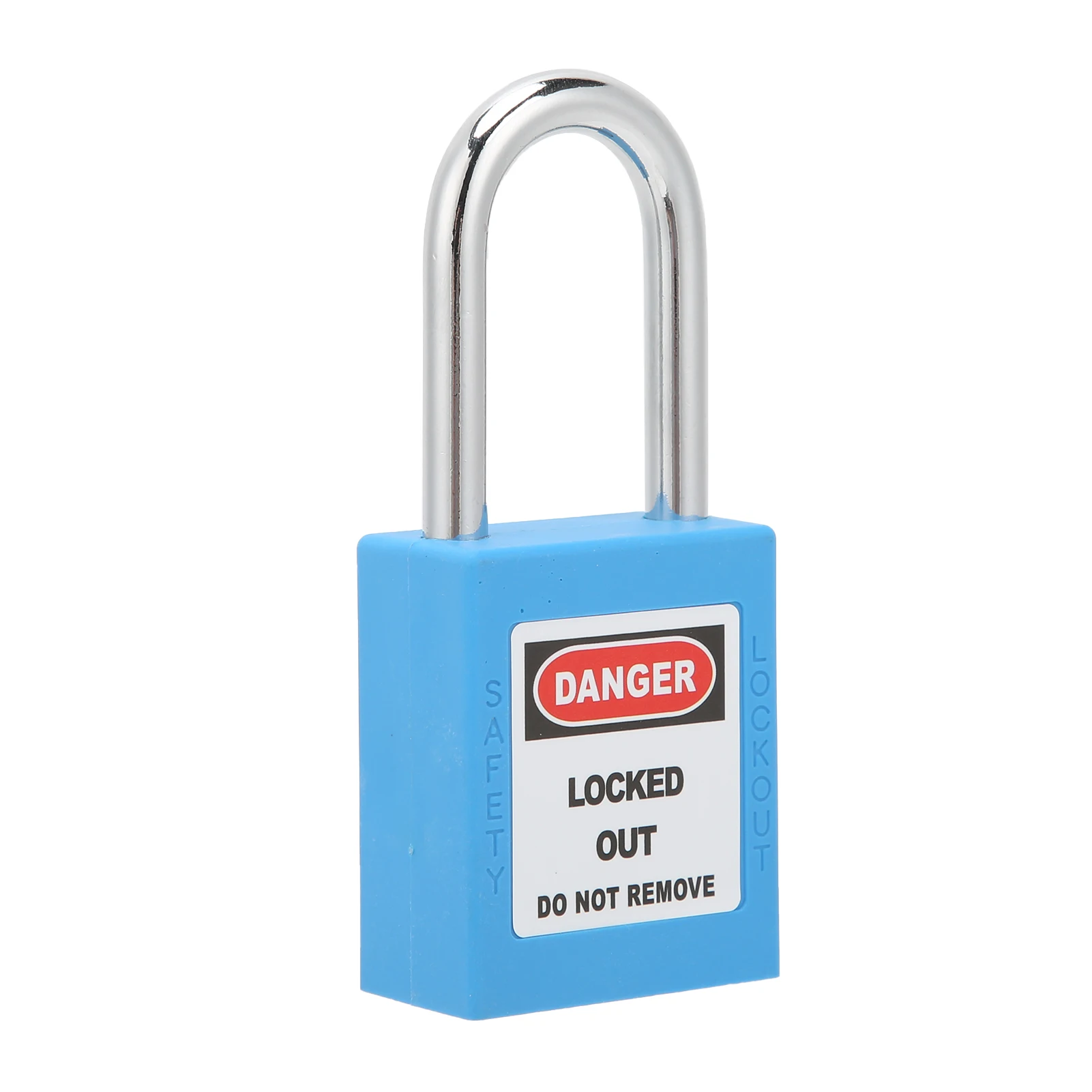 5 Sets 1.5in Safety Padlocks Steel Beam Insulated Lock with Keys for Industry Machine Manufacturing Industrial Padlock